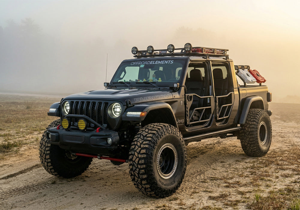 jeep jl jt half doors in a wrangler