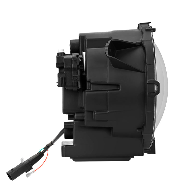 The jeep jl headlights angle of the high and low beams can be adjusted.