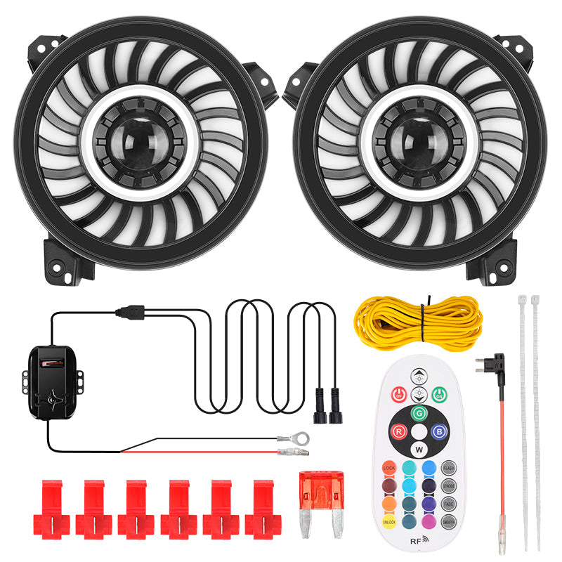 Jeep RGB headlights Package