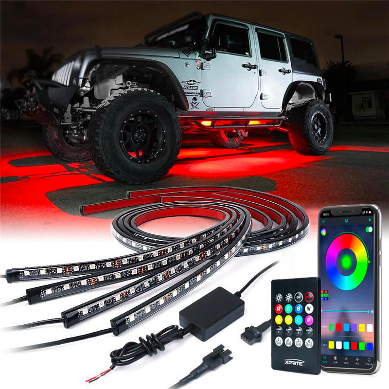 8 Color RGB LED Underbody Glow Kit