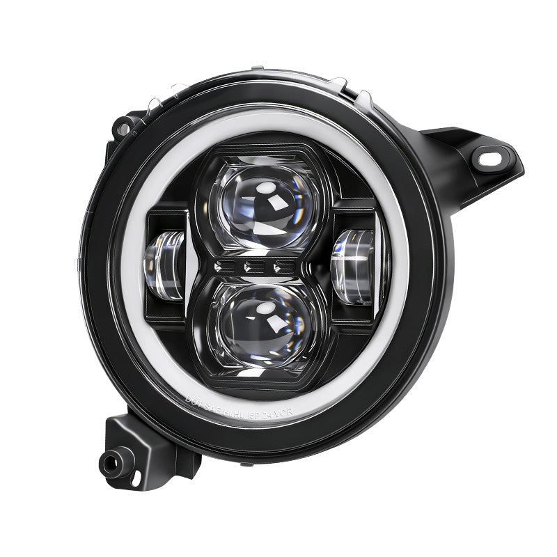 Jeep JL LED Headlights with halo lighting function
