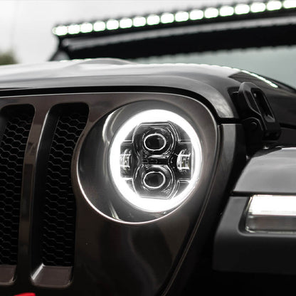 Jeep JL LED Headlights with halo function