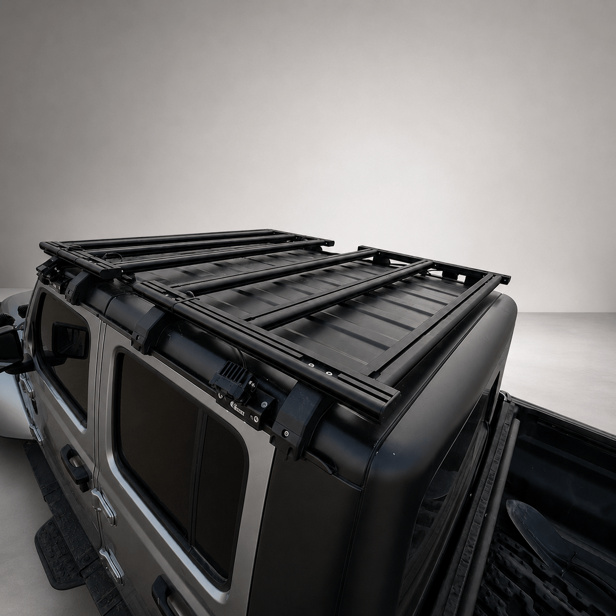 Exceed Fabrication aluminum roof rack for Jeep Wrangler JL JLU and Gladiator JT