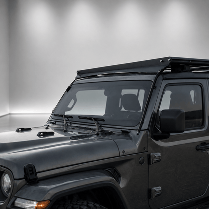 Exceed Fabrication aluminum roof rack for Jeep Wrangler JL JLU and Gladiator JT