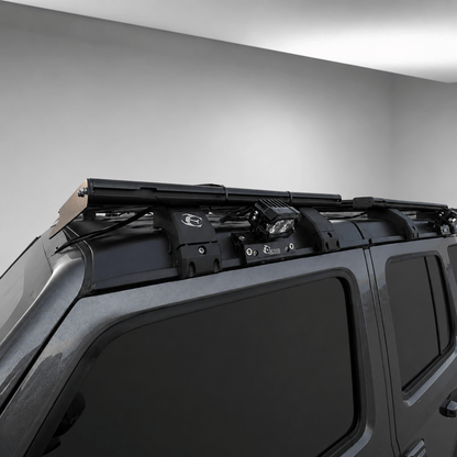 Exceed Fabrication aluminum roof rack for Jeep Wrangler JL JLU and Gladiator JT