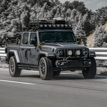 Exceed Fabrication™ Aluminum Hardtop Roof Rack for Jeep Wrangler JL/JLU & Gladiator JT