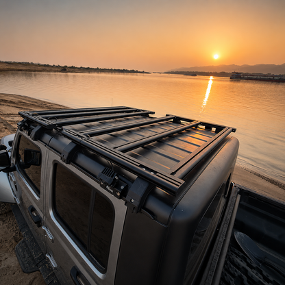 Exceed Fabrication™ Aluminum Hardtop Roof Rack for Jeep Wrangler JL/JLU & Gladiator JT