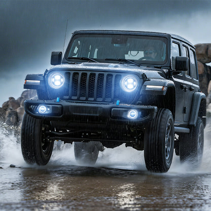 Full Lighting Upgrade for Jeep Wrangler JL — Brighter, Safer, More Aggressive