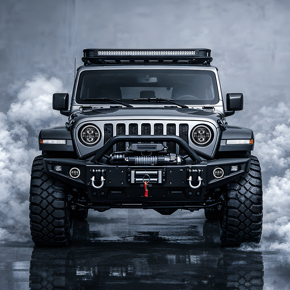 LX-LIGHT 130W LED Halo Headlight & Fog Light Combo For Jeep Wrangler JL / Gladiator JT