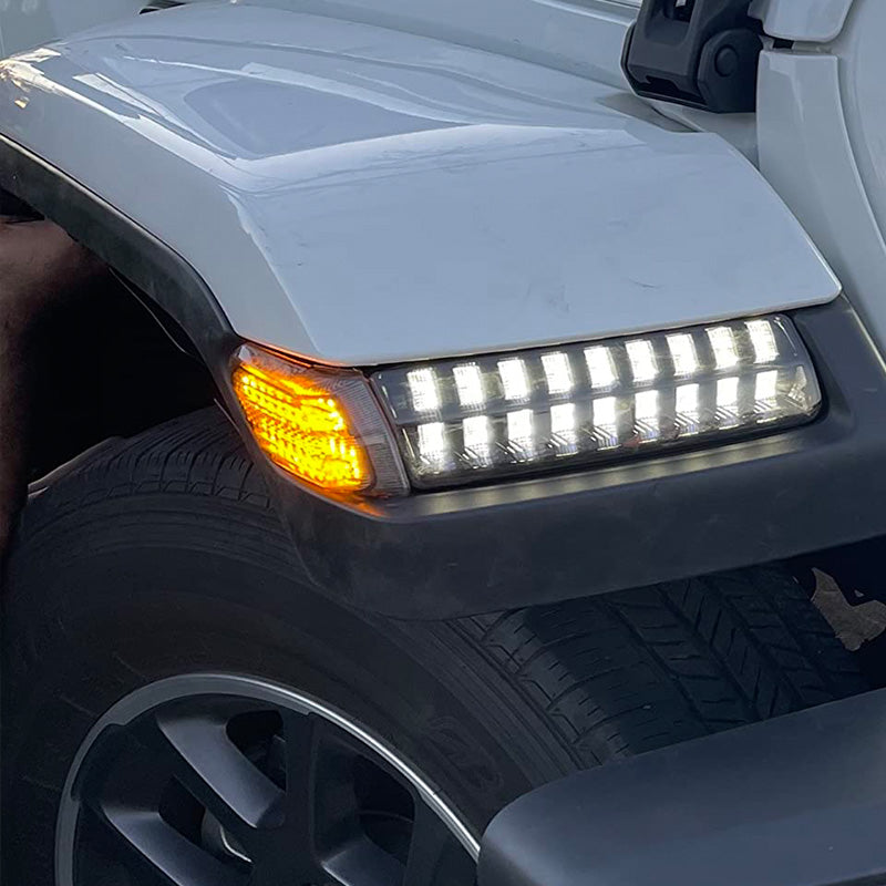 2018+ Jeep Wrangler JL LED Turn Signal Lights & Side Marker