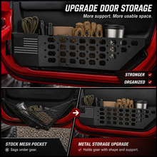 UPGRADE DOOR STORAGE
More support. More usable space.