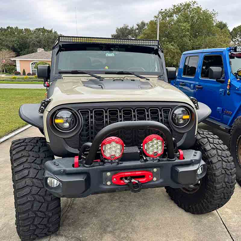 JL Style Grill for 2007-2018 Wrangler JK | Jeep JK to JL Grill Conversion Kit