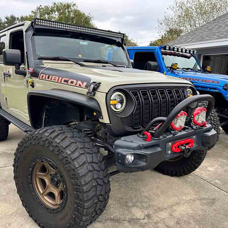 JL Style Grill for 2007-2018 Wrangler JK | Jeep JK to JL Grill Conversion Kit