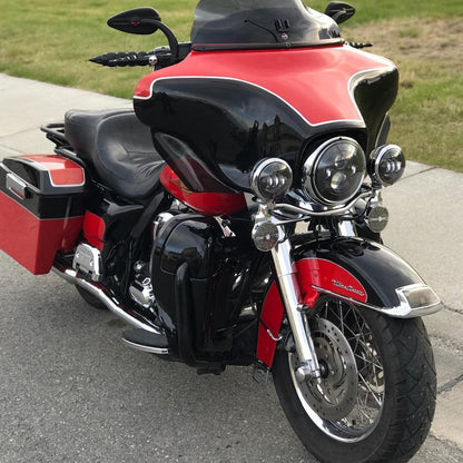 led harley headlight black color