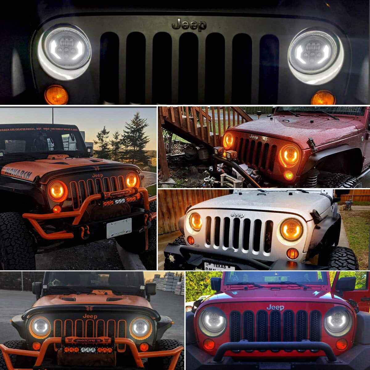 JK LED headlights