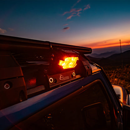 Suparee Recon 2 3" LED Pods with Amber DRL Spot and Wide Beam