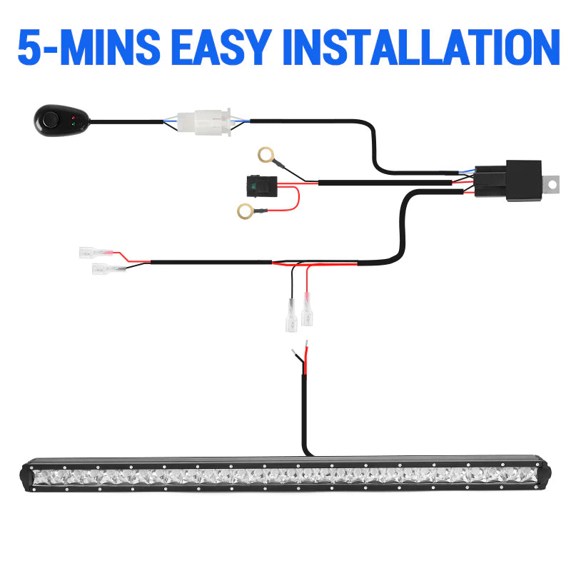 32" LED Hidden Light Bar for 2016-2023 Toyota Tacoma