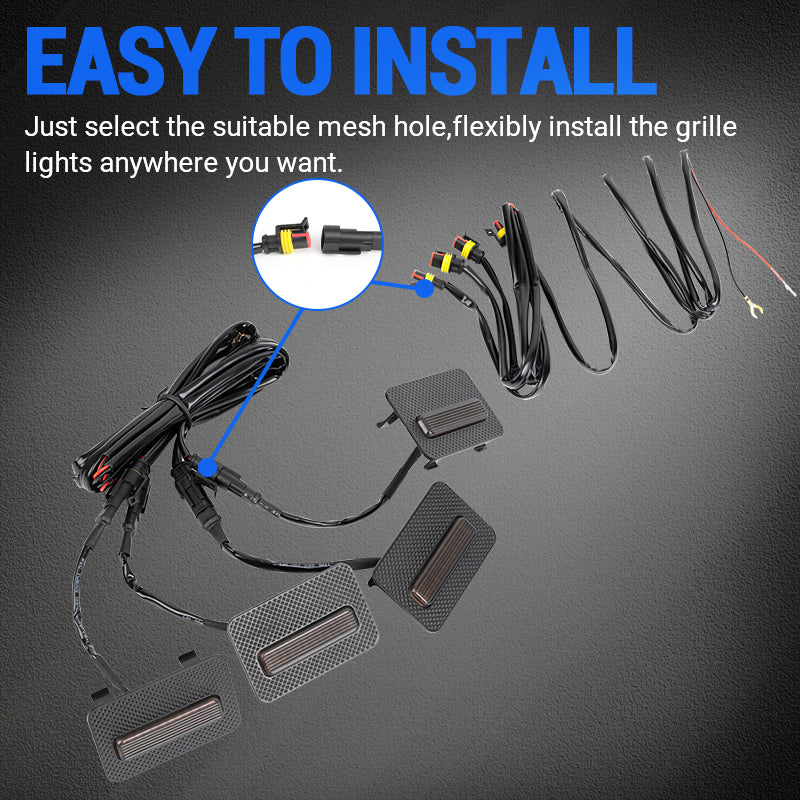 plug and play Tacoma raptor lights with 15A fuse safe wiring easy installation no cutting required