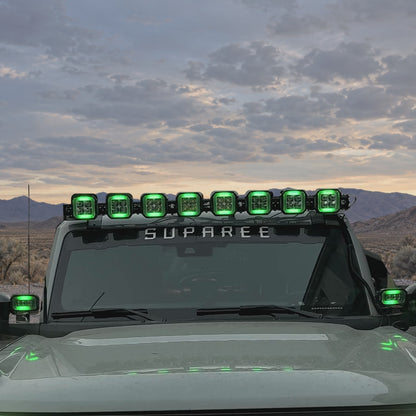 Suparee Hyper 5 Inch Tacoma Ditch Lights Kit With Brackets for 2016-2023 Toyota Tacoma