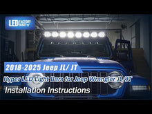 5-Inch LED Pod Lights White + Amber Dual-Mode for Jeep Wrangler JL/JT