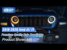 9" Jeep JL JT LED Halo Headlights with Turn Signals for 2018-2026 Wrangler & Gladiator