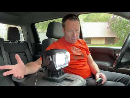 High Power 60W 360° CREE LED Remote Controlled Searchlight Offroad LED Spotlights Work Lights