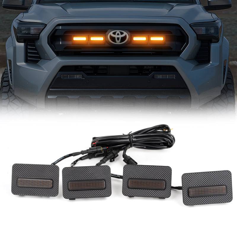 amber raptor grill lights tacoma