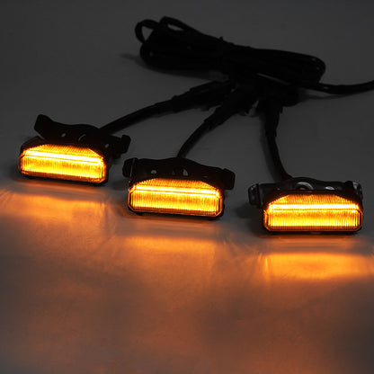 3PCS Grille Lights with Amber Color for 2018-2021 Tundra TRD Pro