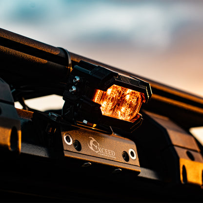 Suparee Recon 2 3" LED Pods with Amber DRL Spot and Wide Beam