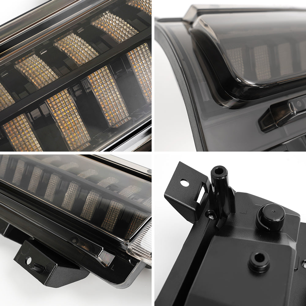 Jeep JL & Gladiator Fender Lights - Sequential LED Turn Signals with DRL