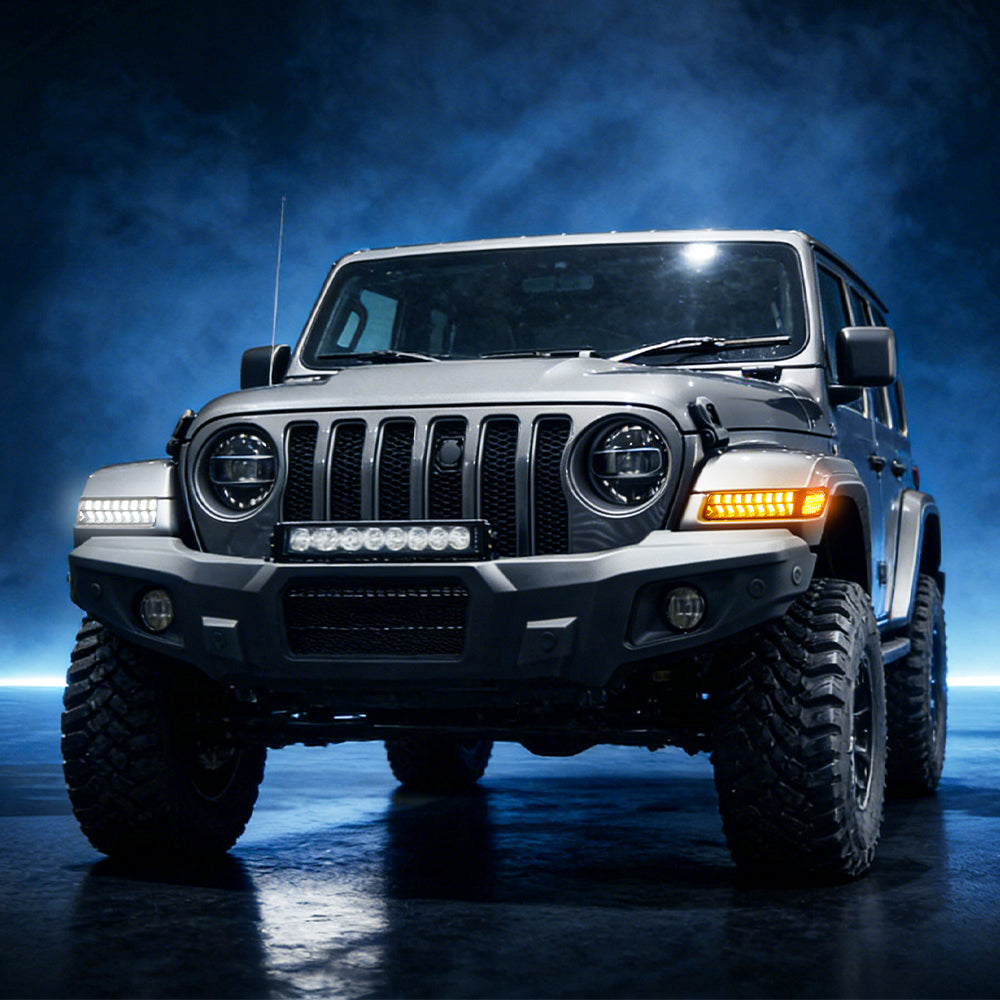 Jeep JL & Gladiator Fender Lights - Sequential LED Turn Signals with DRL