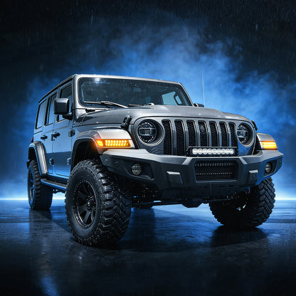 Jeep JL & Gladiator Fender Lights - Sequential LED Turn Signals with DRL