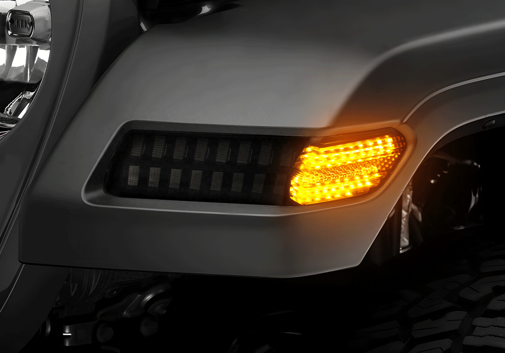 Jeep JL & Gladiator Fender Lights - Bright White DRL Daytime Running Lights