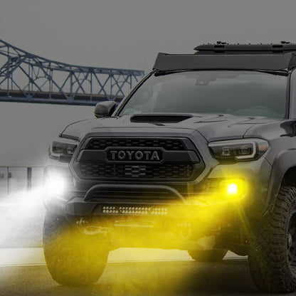 tacoma fog lights with yellow lights