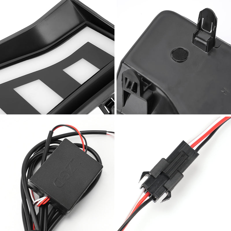 Close-up detail view of the 2024-2025 Toyota Tacoma LED fog light housing and lens design