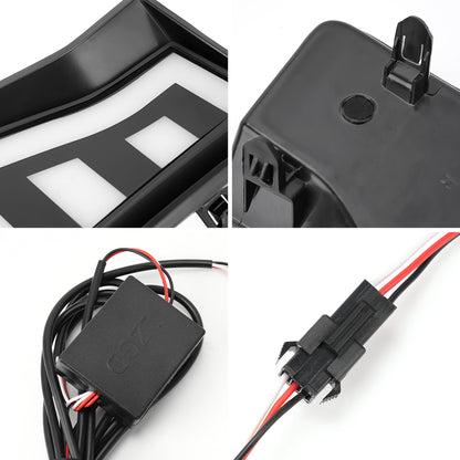 Close-up detail view of the 2024-2025 Toyota Tacoma LED fog light housing and lens design