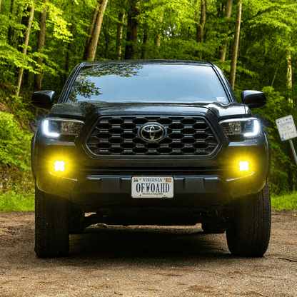 LED Fog Lights with Yellow Lens for 2016-2023 Toyota Tacoma