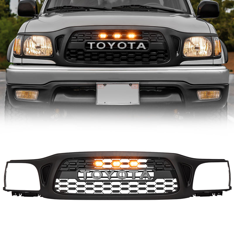 2001-2004 tacoma pro grille with raptor lights
