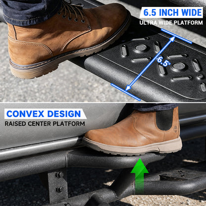 6.5" Dual-Step Running Boards for 2005–2023 Toyota Tacoma Double Cab
