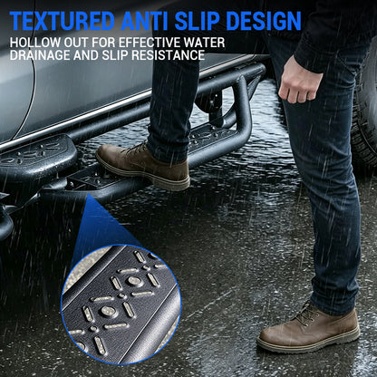 6.5" Dual-Step Running Boards for 2005–2023 Toyota Tacoma Double Cab