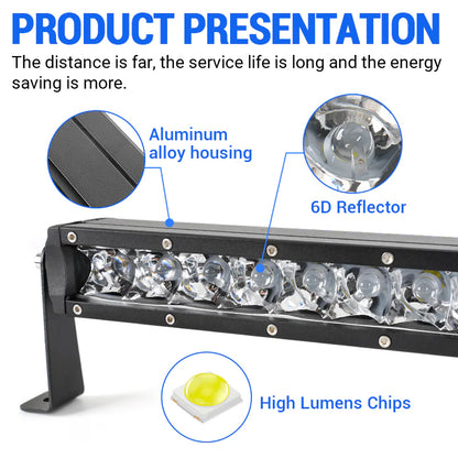 32" LED Hidden Light Bar for 2016-2023 Toyota Tacoma