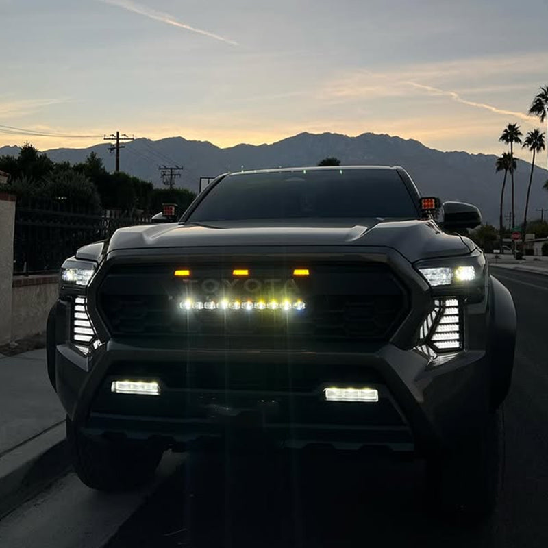 Luces LED de circulación diurna con luces intermitentes para Toyota Tacoma 2024-2026