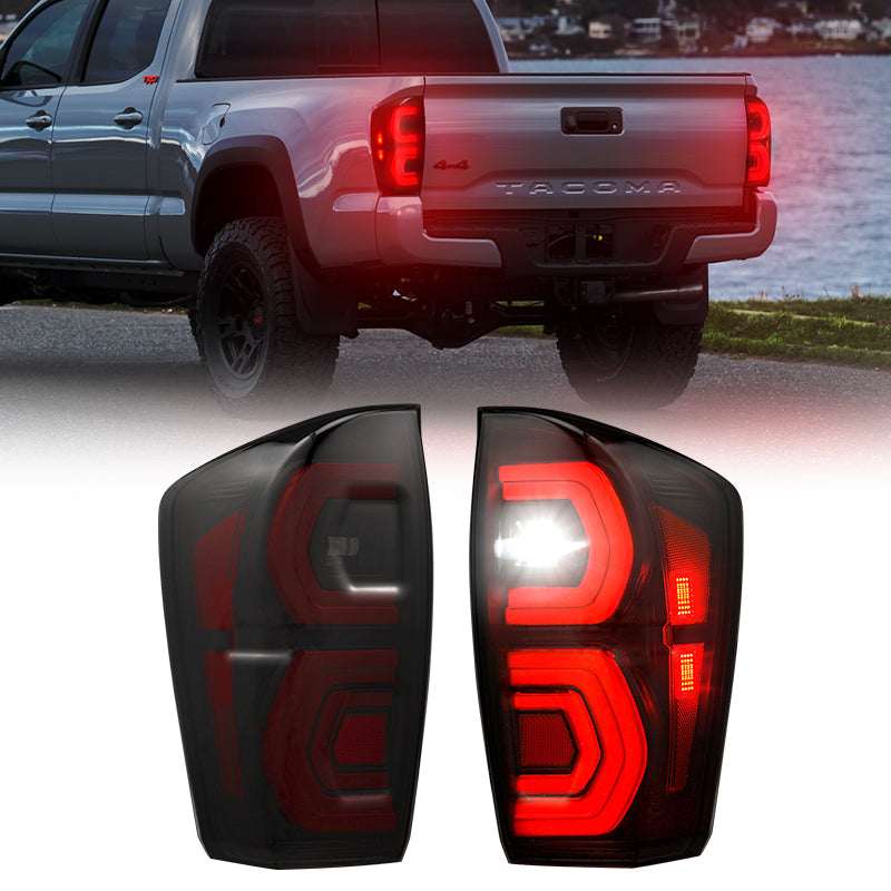 2017 tacoma tail lights with high quality and red color