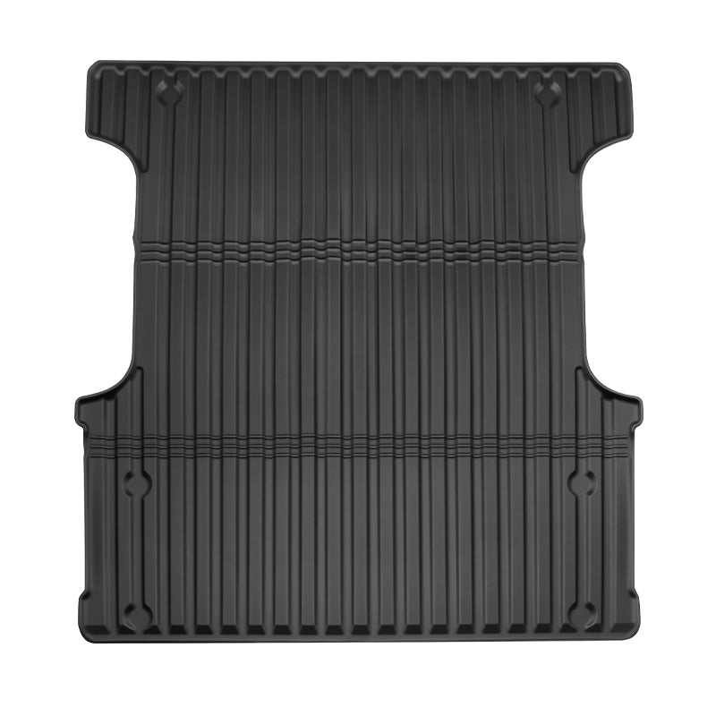 Close-up view of textured rubber surface on Toyota Tundra 2022-2025 5FT truck bed mat.