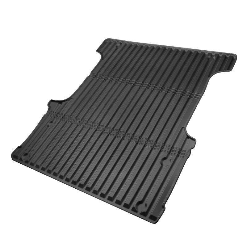 Side view of Toyota Tundra 2022-2025 5FT truck bed mat showing thickness and edge design.