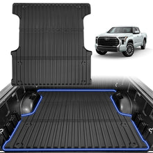 heavy-duty rubber truck bed mat for Toyota Tundra 2022-2025 5FT short bed.