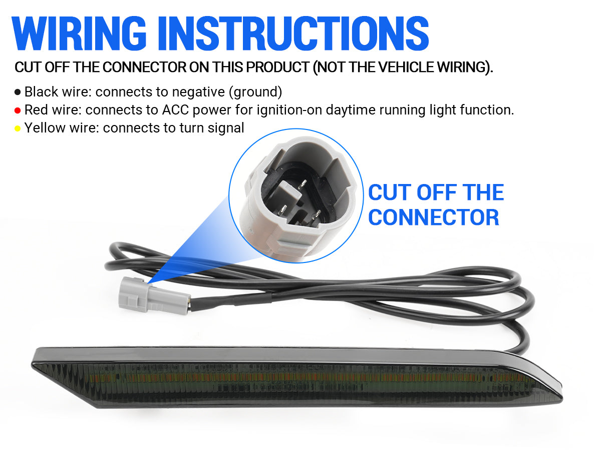 Wiring setup for grille lights on 2022-2026 Toyota Tundra