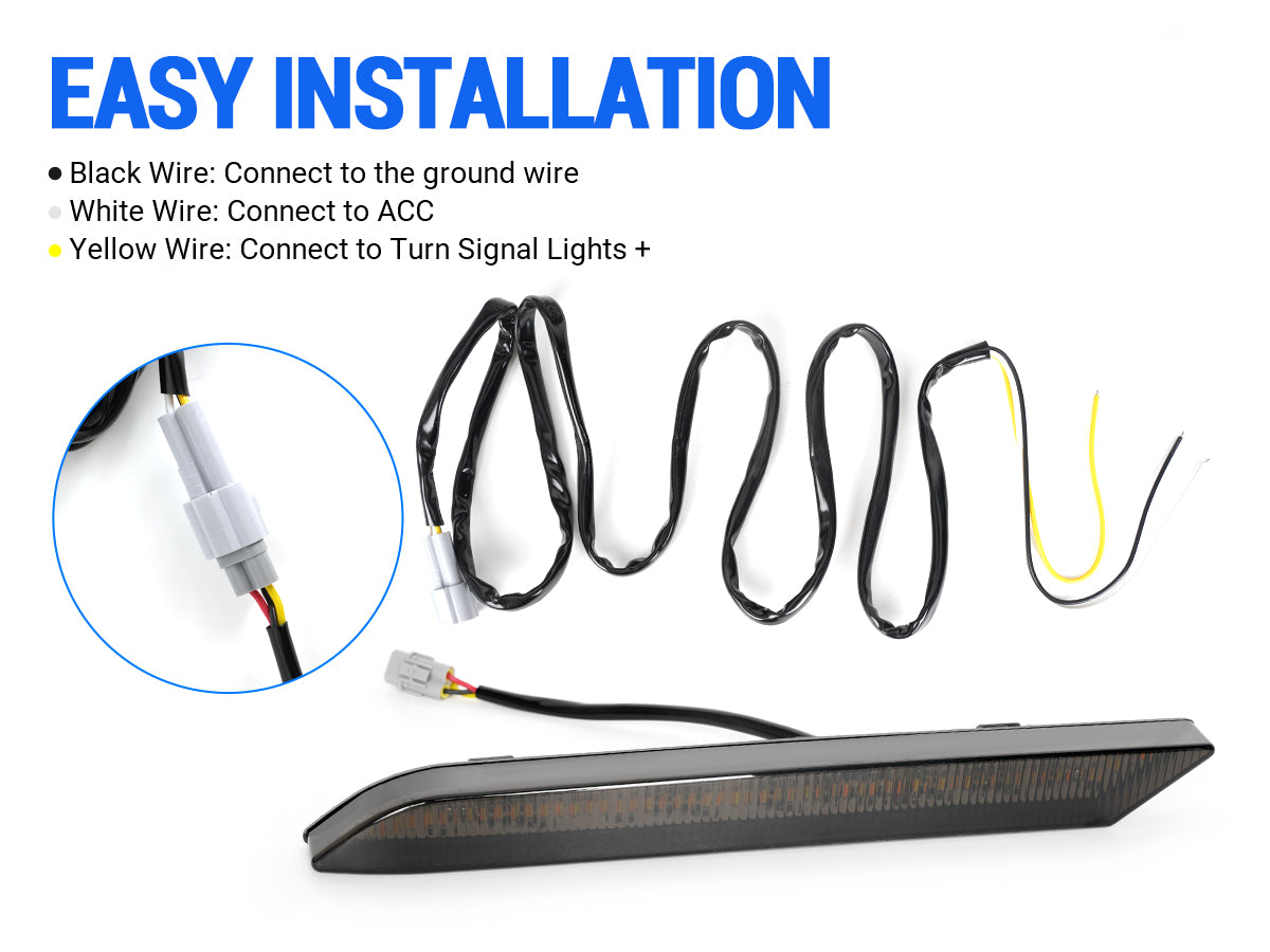 Wiring setup for grille lights on 2022-2024 Toyota Tundra
