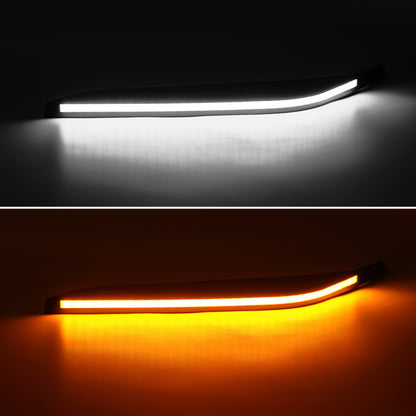 Bright white and amber LED DRL color comparison for Toyota Tundra
