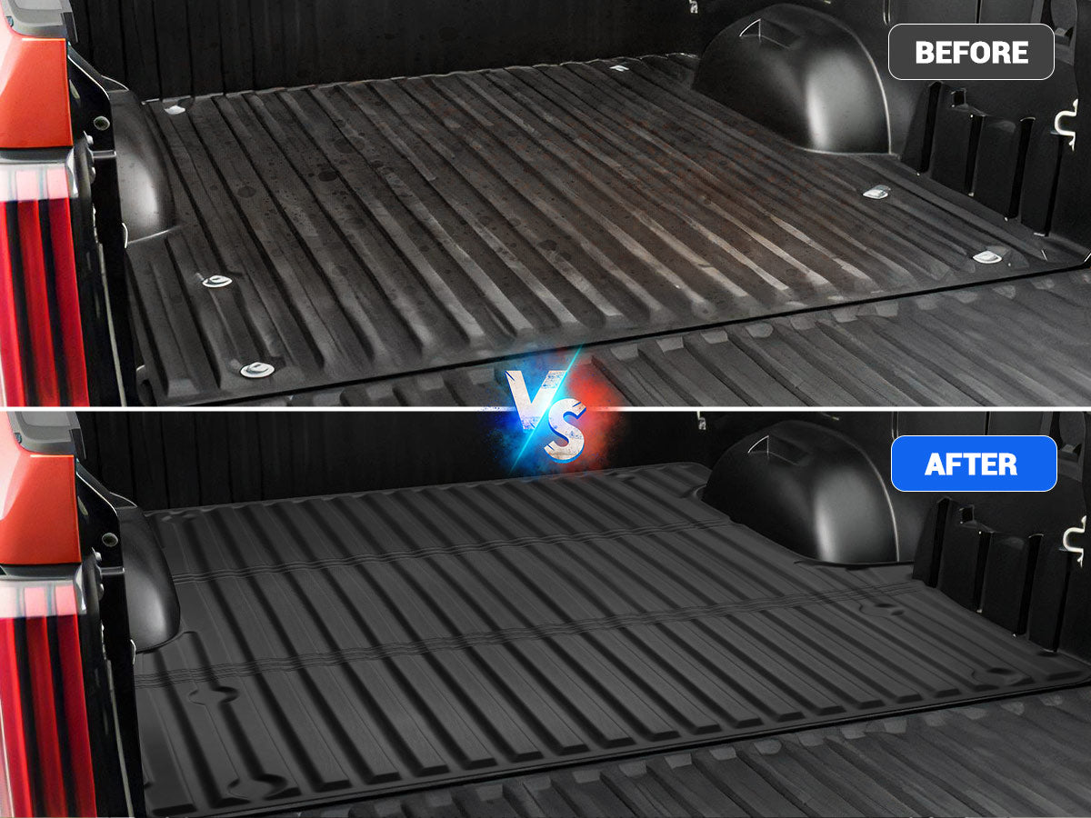 Heavy-duty Toyota Tundra 5FT bed mat protects truck bed from dents, scratches, and cargo damage.